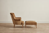 Shown in Holland & Sherry Camel Corduroy and Natural Oak