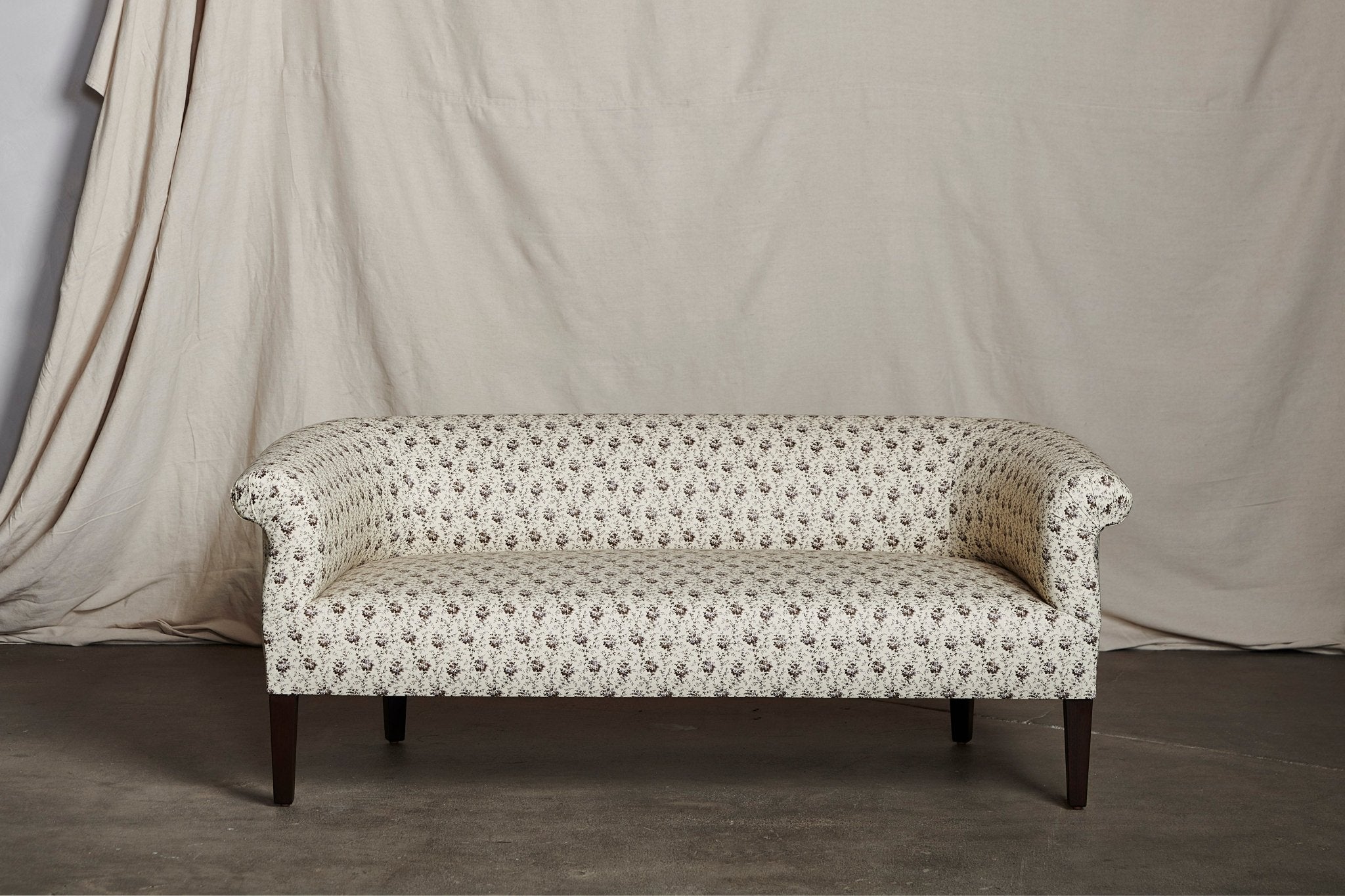 Shown in Howe Rambling Rose Mauve and Dark Oak, 62 In.
