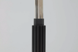 Shown in Heirloom Finish with Blackened Pewter accents and matching shades