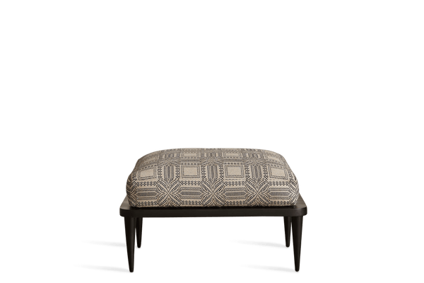 Nickey Kehoe Metal Spindle Back Ottoman - Nickey Kehoe