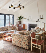 Shown in Customer's Own Material (Claremont Santander), 90 in.