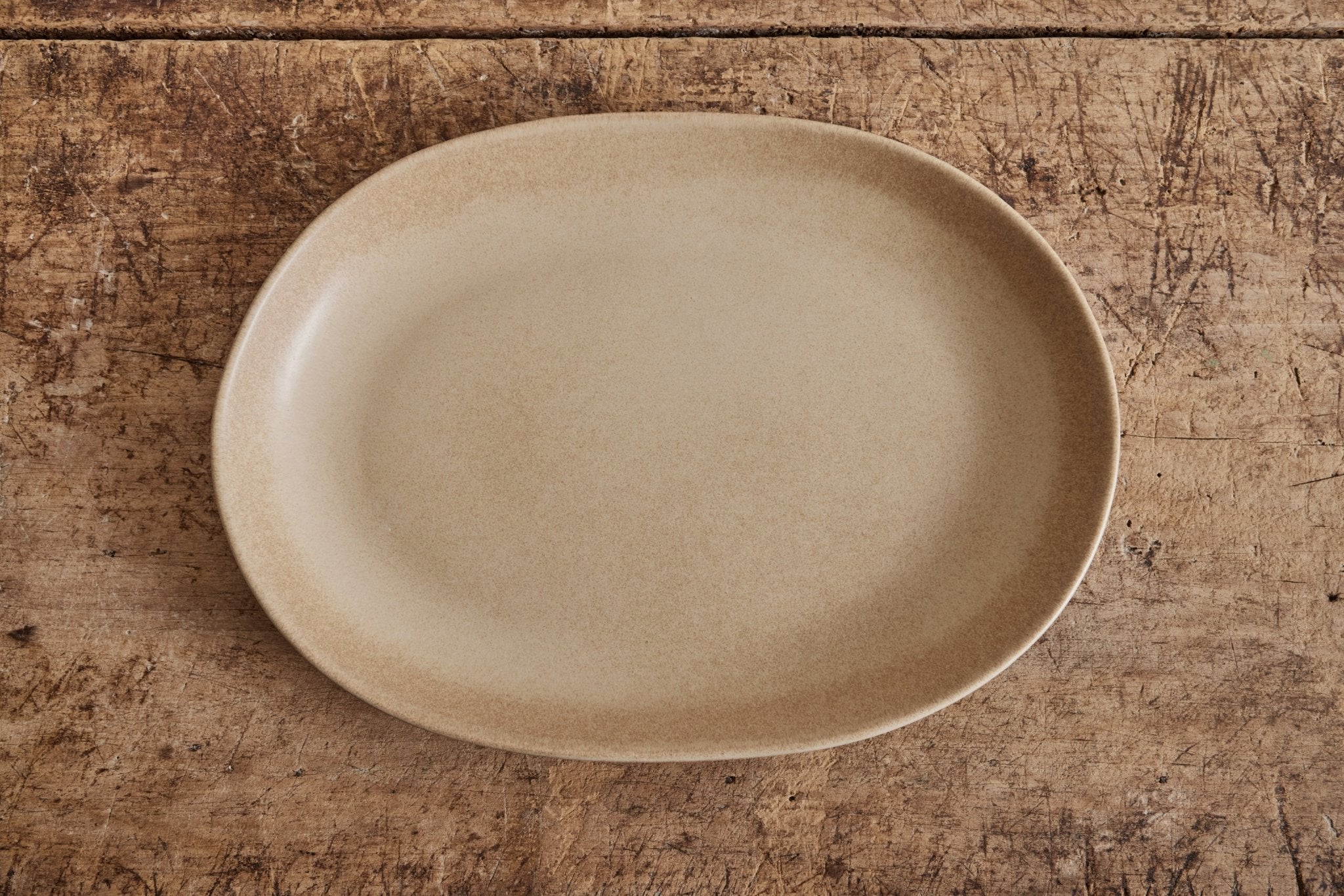 Nickey Kehoe Oval Serving Dish in Flax - Nickey Kehoe