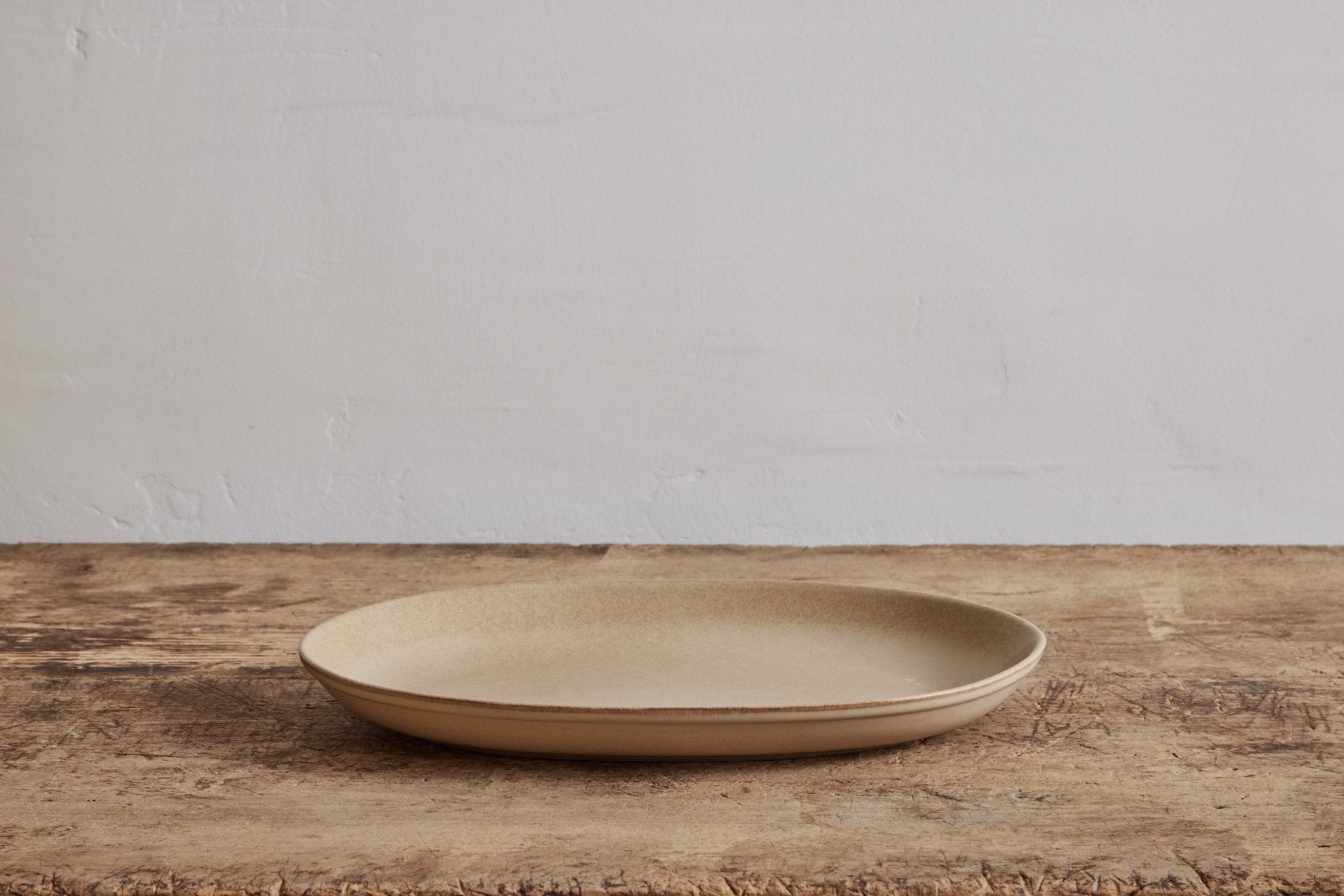 Nickey Kehoe Oval Serving Dish in Flax - Nickey Kehoe