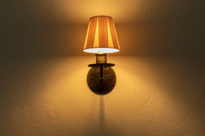 Small Pleated Paper Lampshade