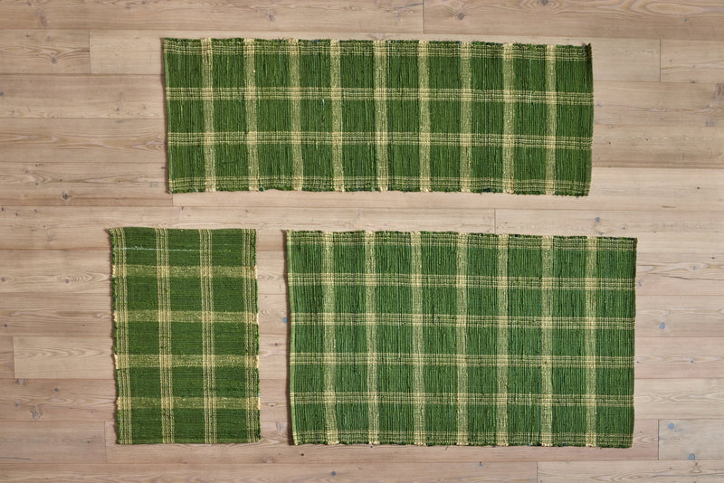 Nickey Kehoe, Plaid Rug in Fern 2 x 6' - In Stock - Nickey Kehoe