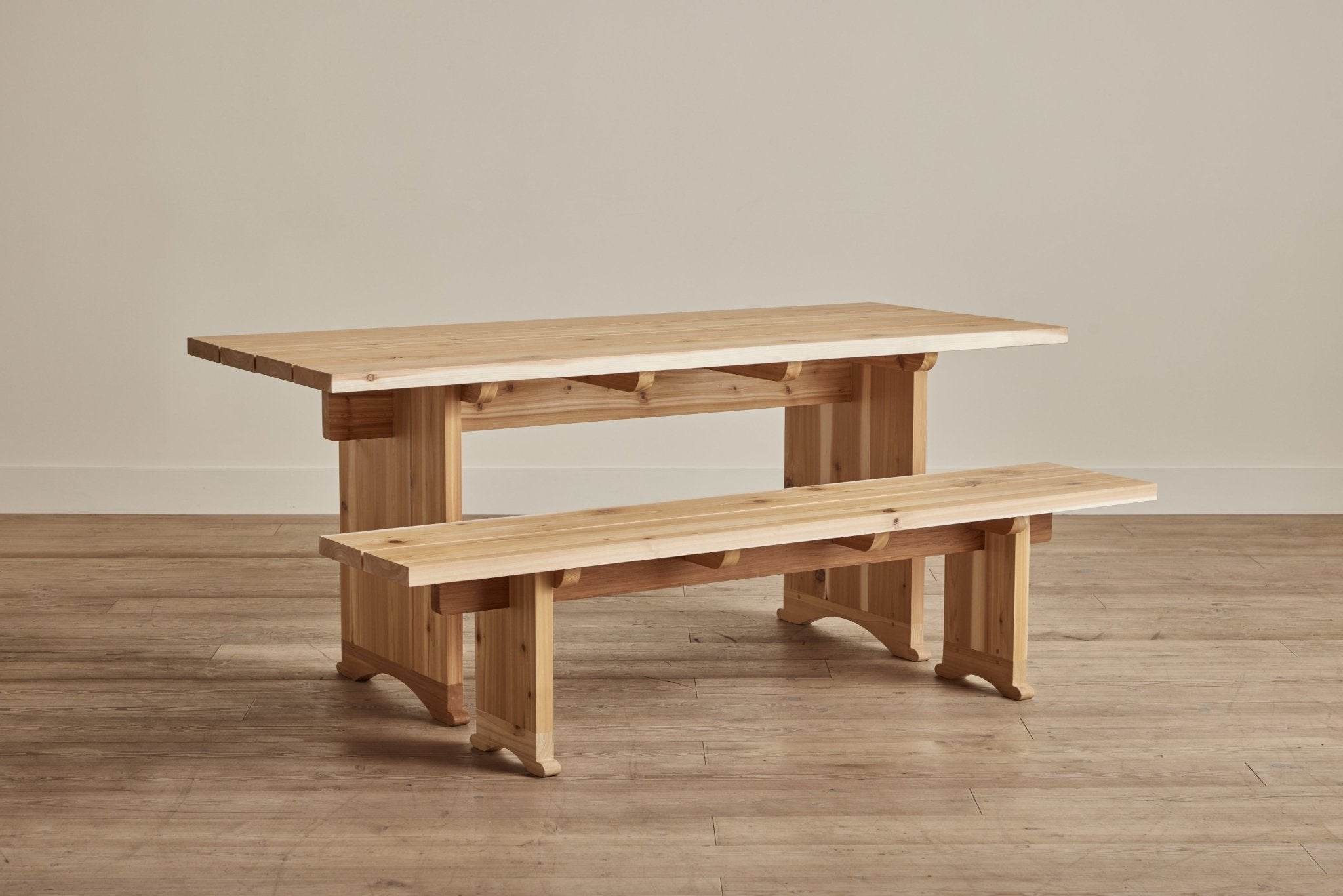 Nickey Kehoe Plank Picnic Table - In Stock (LA) - Nickey Kehoe