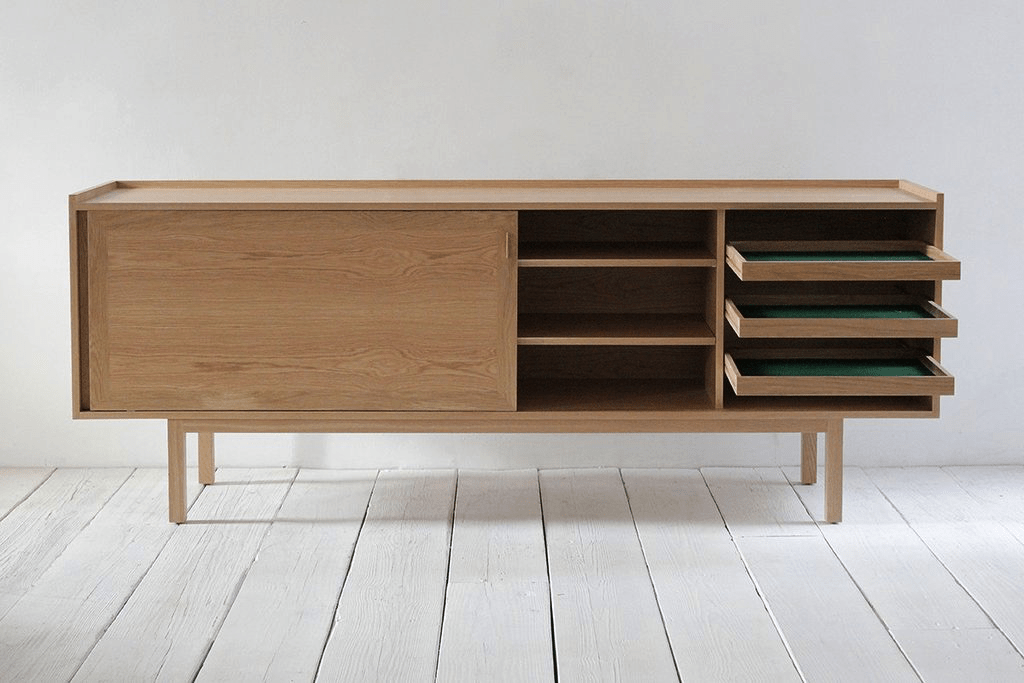 Shown in Natural Oak, 86.5 in.