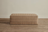 Shown in Customer's Own Material (Class Cloth in Gunny stripe with Beet Vintage Trim) 48 in.