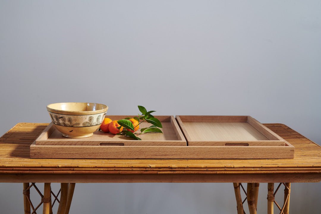 Nickey Kehoe Rectangular Tray, Natural Oak - Nickey Kehoe
