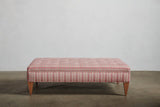 Shown in Susan Deliss Patmos in Red/Indigo/Antique with Natural Oak