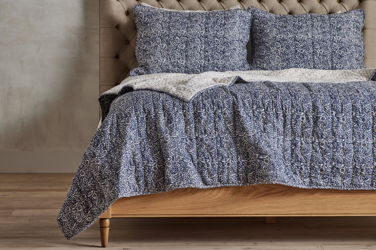 Nickey Kehoe, Set Of 2 Eden Shams in Midnight - Nickey Kehoe