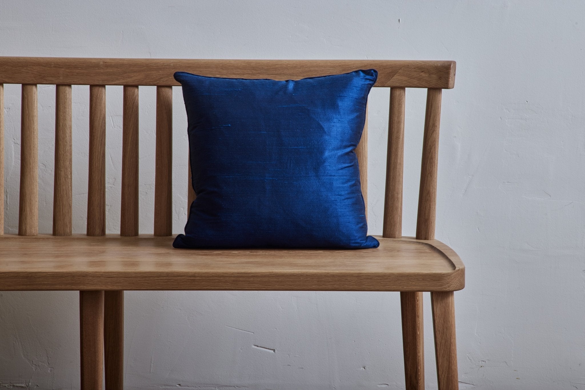 Nickey Kehoe Silk Pillow, Indigo - Nickey Kehoe