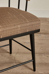 Shown in Customer's Own Material (Zak & Fox, Diavolo Color 02) And Ebony
