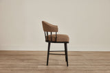 Shown in Customer's Own Material (Zak & Fox, Diavolo Color 02) And Ebony 