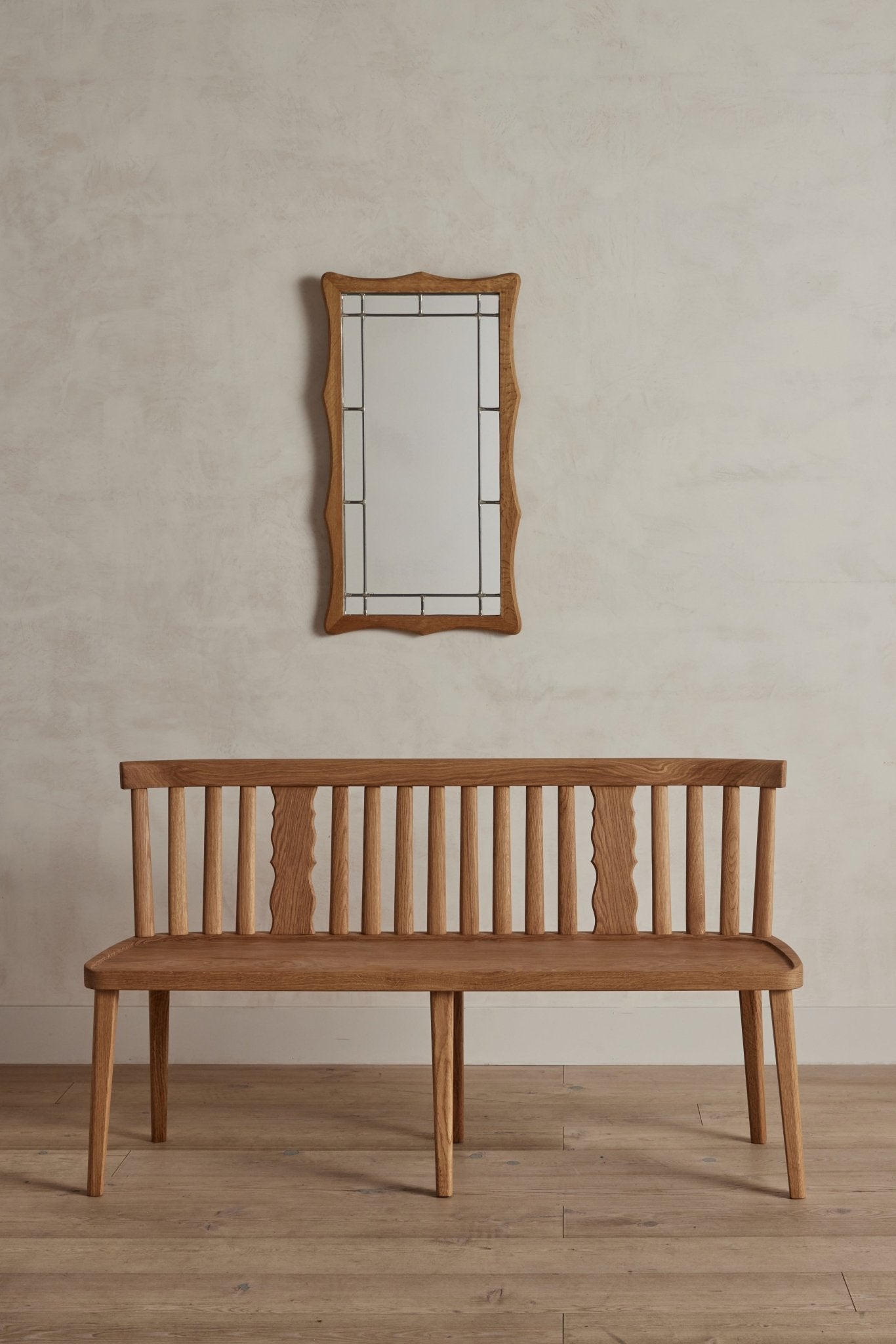 Shown in Natural Oak, 56 in.