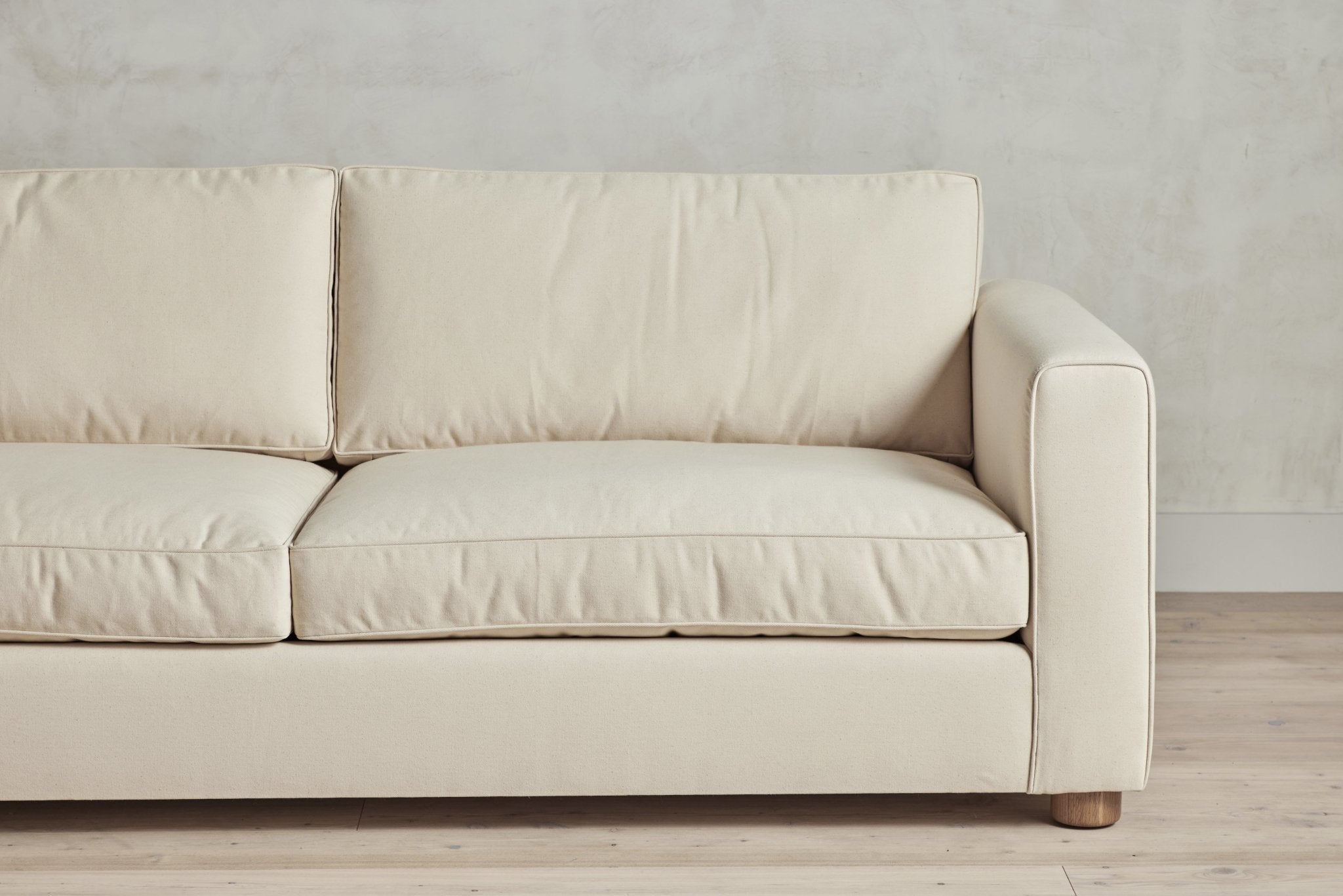 Shown in Natural Twill and Natural Oak, left-facing