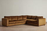 Shown in Nickey Kehoe Holland & Sherry Tempo Bronze Corduroy and Dark Oak, right-facing