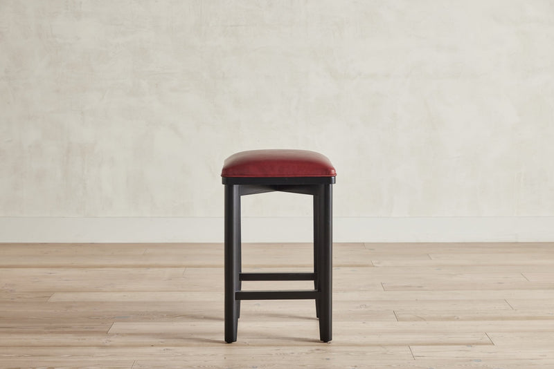 Nickey Kehoe Upholstered Counter Stool - In Stock (NYC) - Nickey Kehoe