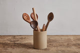 Nickey Kehoe Utensil Holder in Flax - Nickey Kehoe