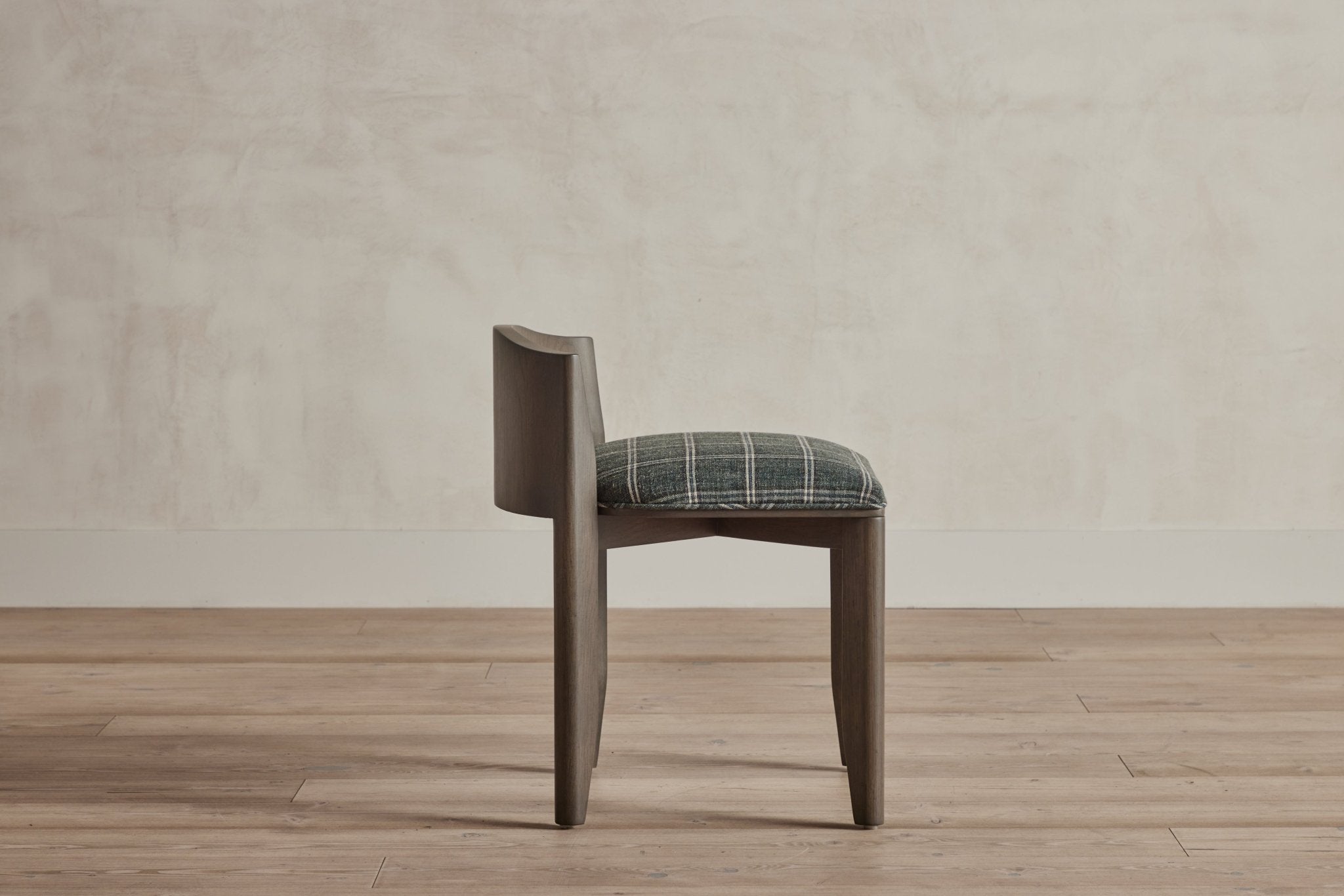 Shown in Customer's Own Material (Vintage Plaid) and Smoked