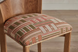 Shown in Susan Deliss Demetra in Terracotta/Olive and Natural Oak