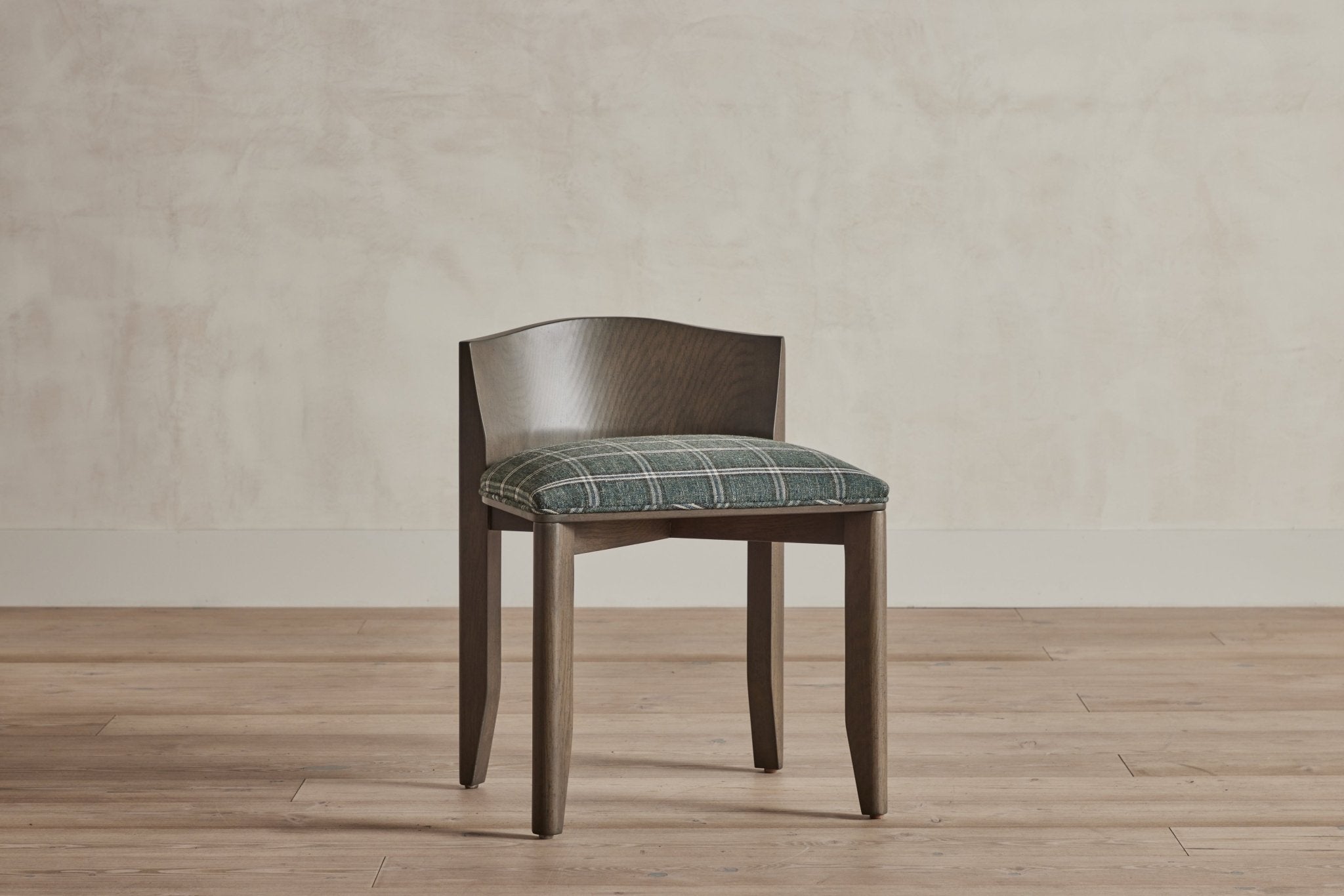 Shown in Customer's Own Material (Vintage Plaid) and Smoked