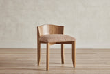 Shown in Libeco Apricot Boucle and Natural Oak