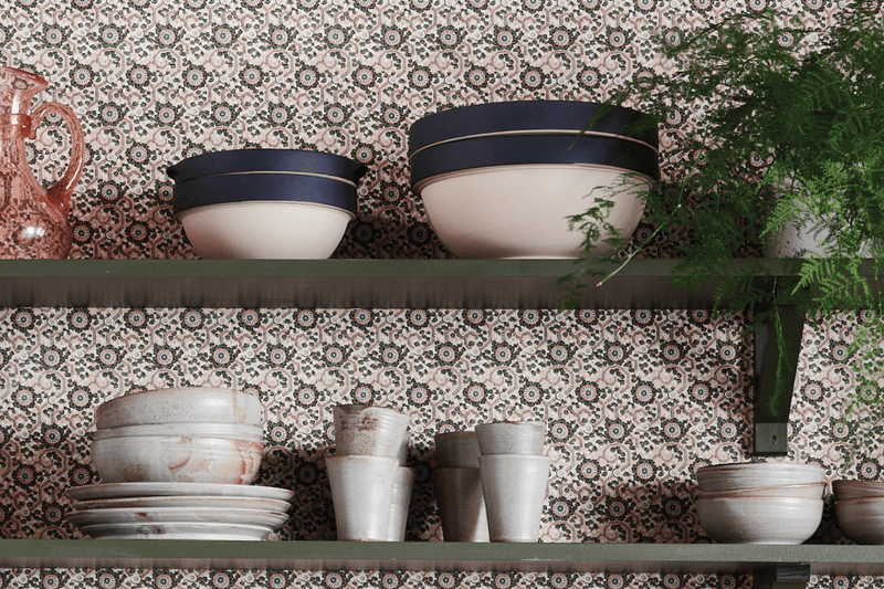 Floral Maze Wallpaper (Multiple Colors)