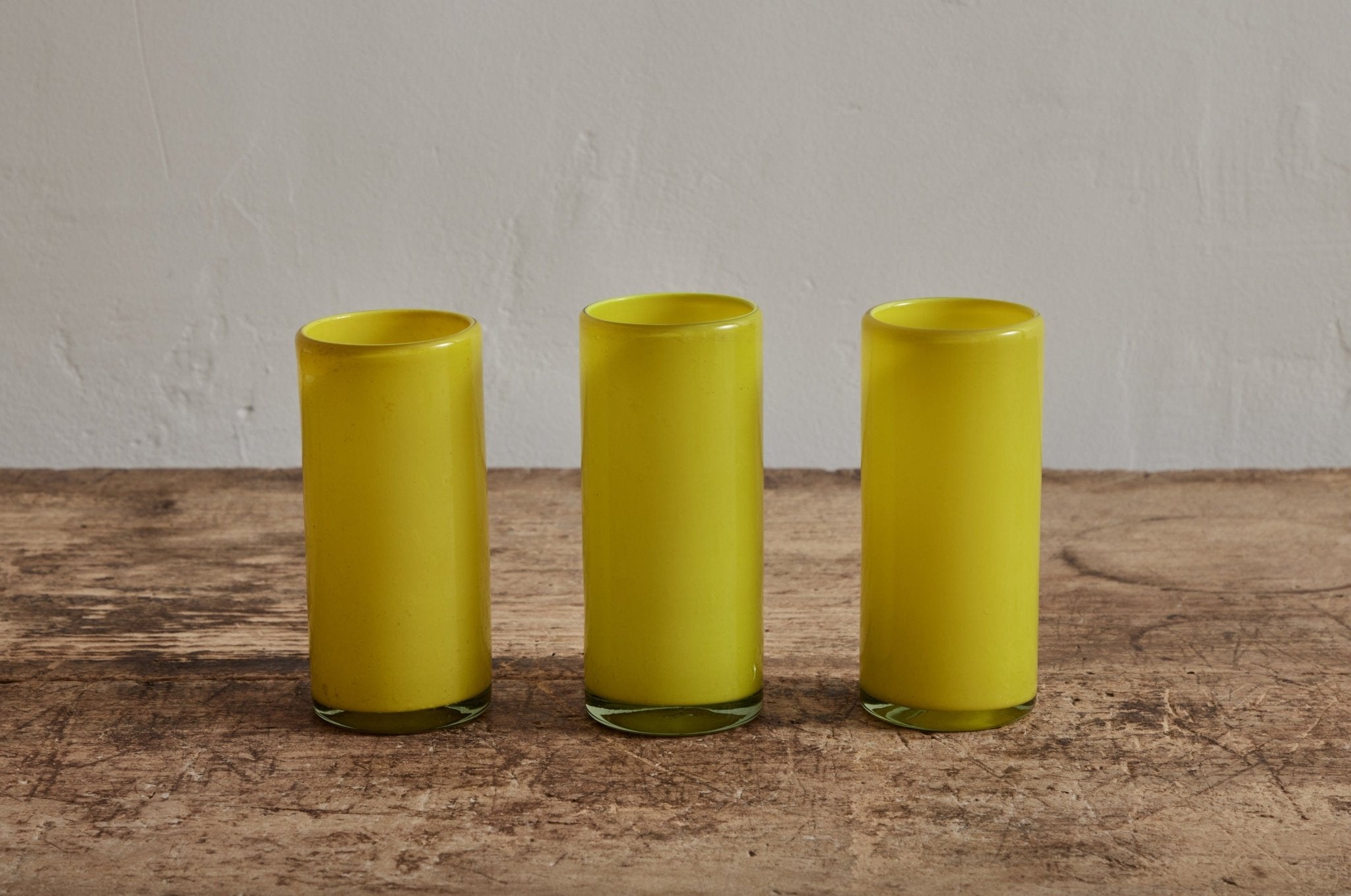 Nickey Kehoe Yellow Straight Tall Glass - Nickey Kehoe