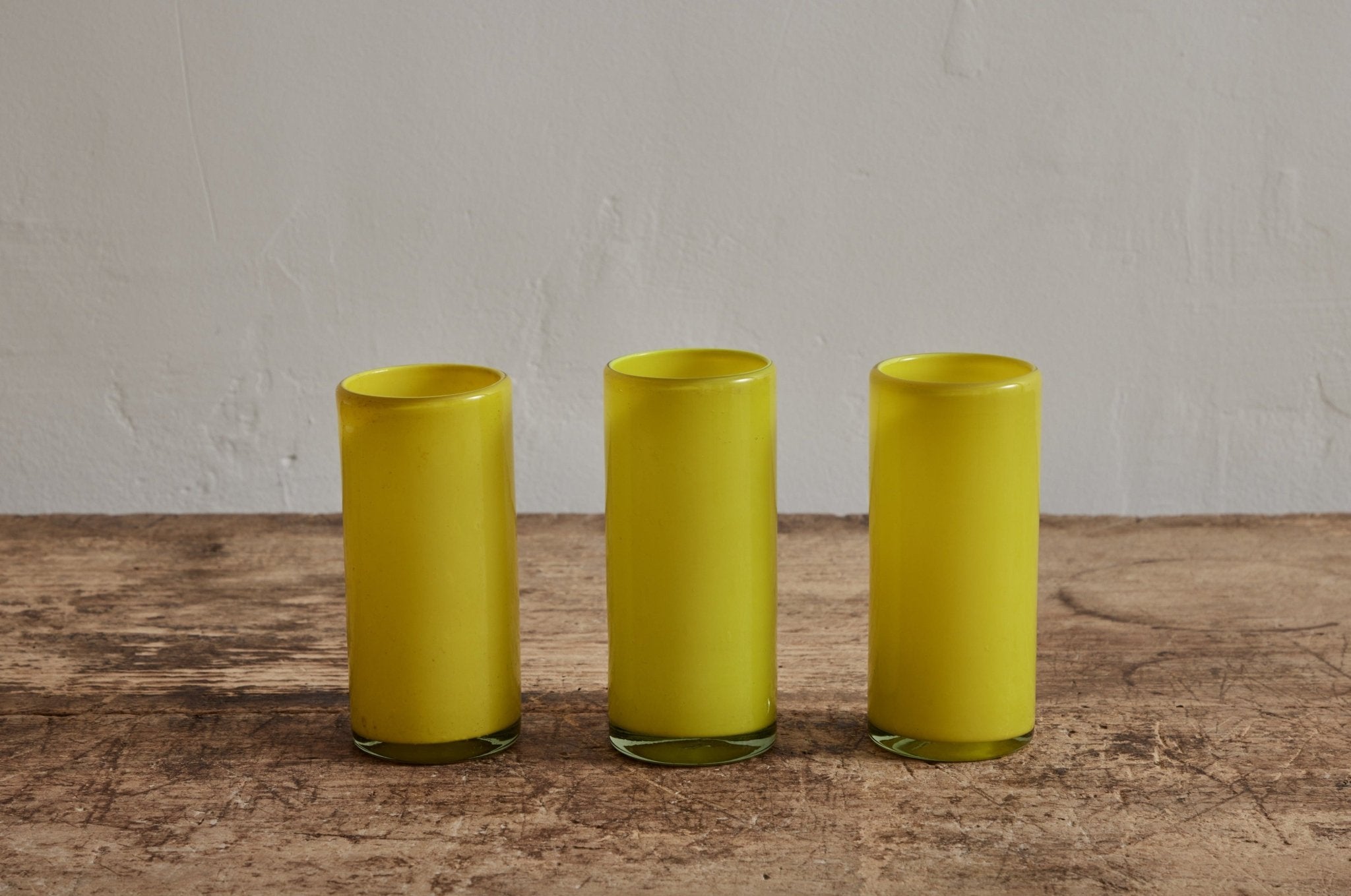 Nickey Kehoe Yellow Straight Tall Glass - Nickey Kehoe