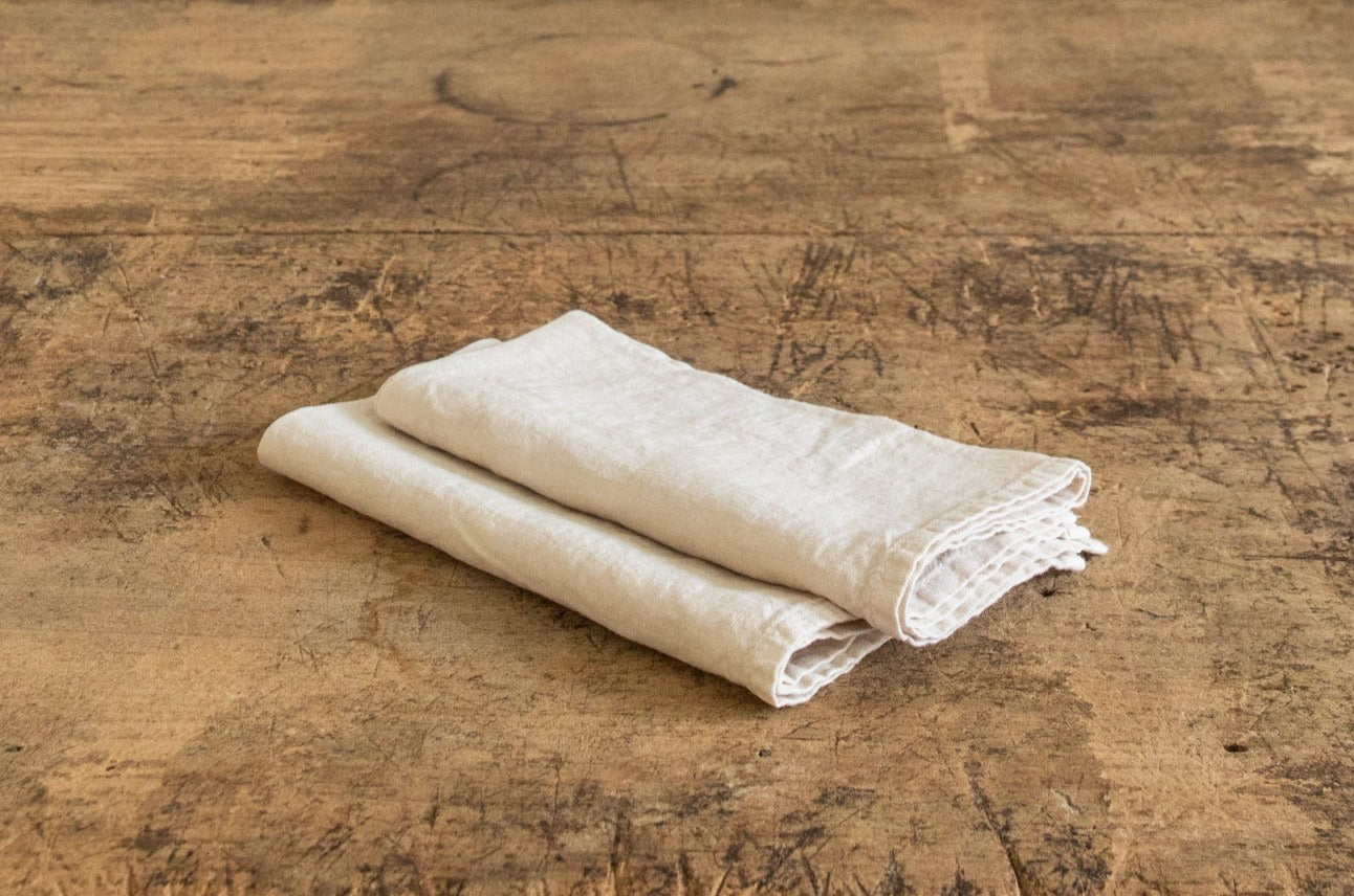 Once Milano Linen Napkins, Natural