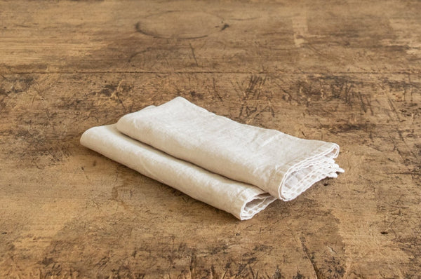 Once Milano Linen Napkins, Natural - Nickey Kehoe