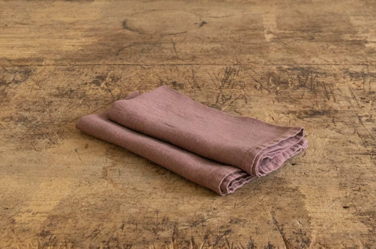 Once Milano Linen Napkins, Pink - Nickey Kehoe