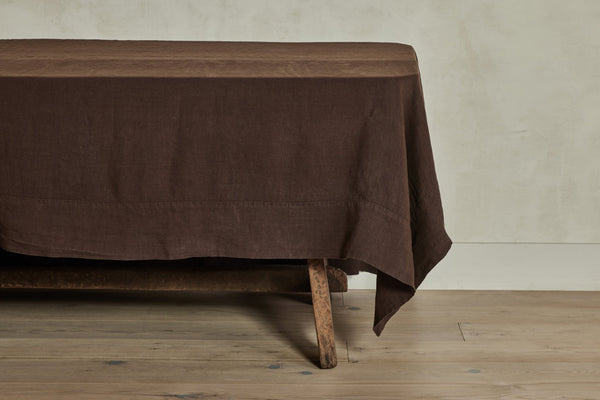 Once Milano Tablecloth, Brown - Nickey Kehoe