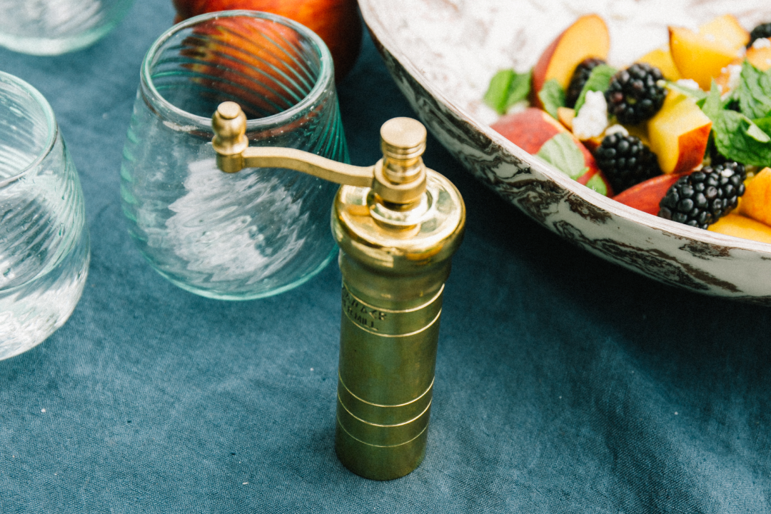 Brass Pepper Mill (Multiple Styles)
