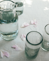 Ribbed Glass Pitcher (Multiple Sizes)