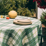 Tartan Tablecloth in Forest