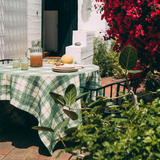 Tartan Tablecloth in Forest