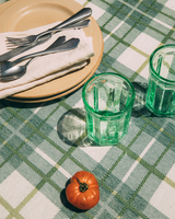 Tartan Tablecloth in Forest