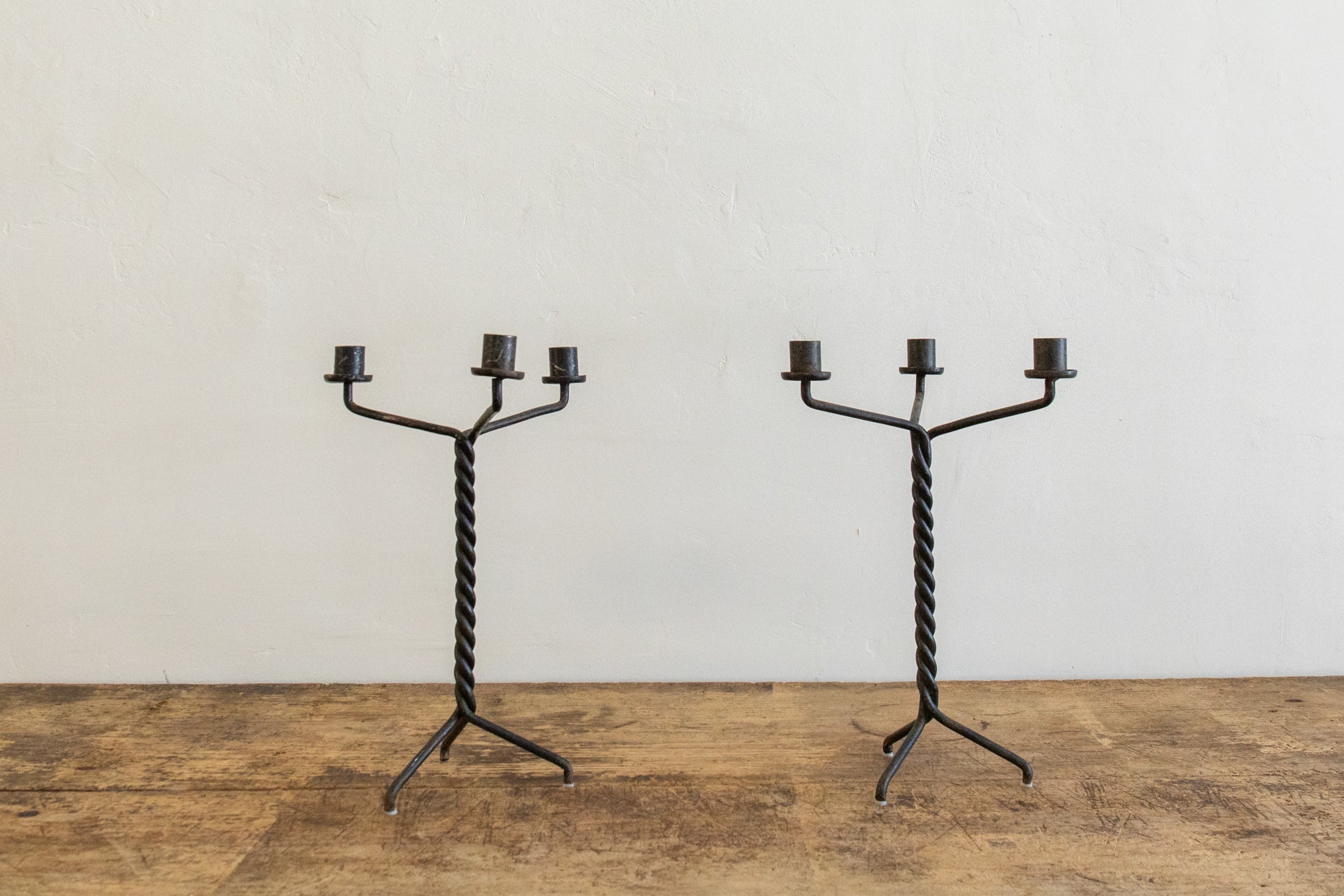 Pair of Iron Candelabras (LA) - Nickey Kehoe