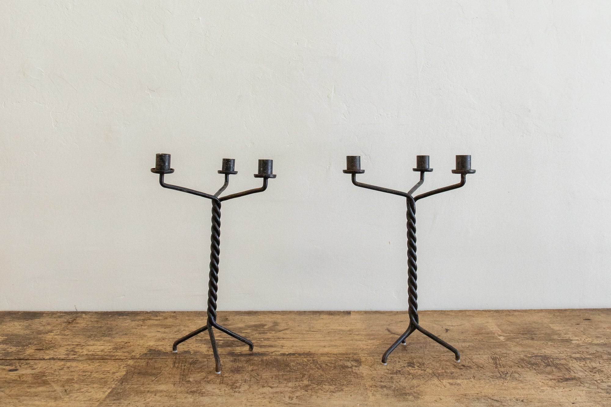 Pair of Iron Candelabras (LA) - Nickey Kehoe