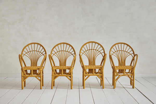 Pair of Moroccan Wicker Chairs (LA) - Nickey Kehoe