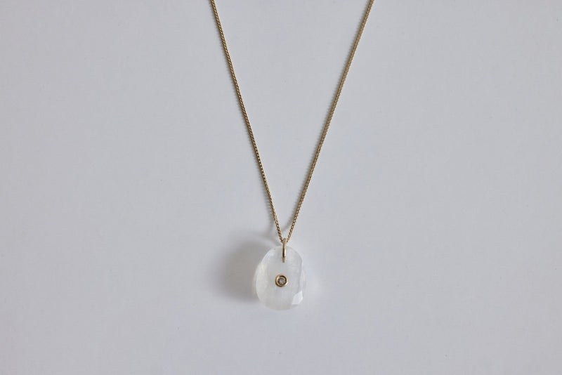 Pascale Monvoisin, Orso N°1 Collier Necklace, Moonstone - Nickey Kehoe