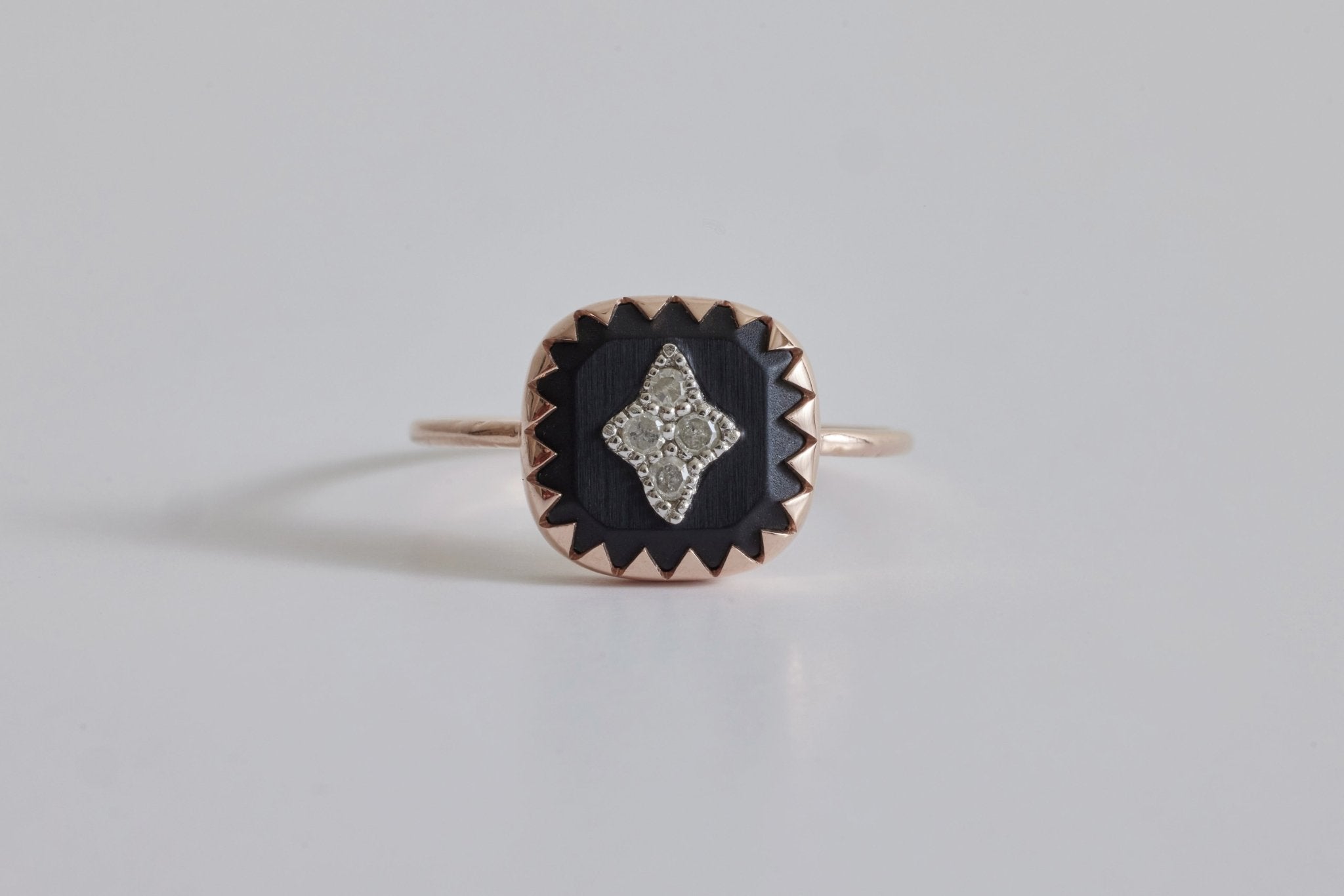 Pascale Monvoisin, Pierrot Ring, Noir (Size 52) - Nickey Kehoe