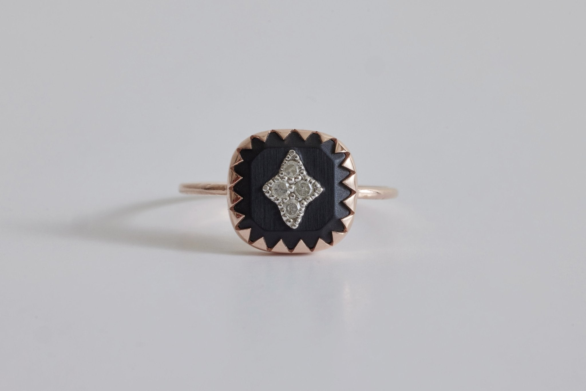 Pascale Monvoisin, Pierrot Ring, Noir (Size 54) - Nickey Kehoe