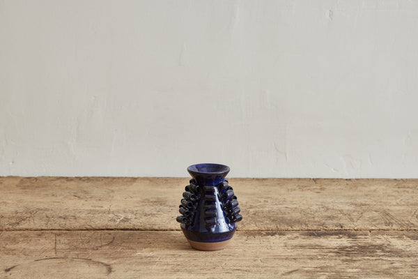 Perla Valtierra, Mini Lola A Vase in Indigo - Nickey Kehoe