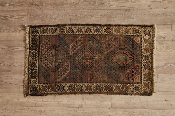 Persian Baluch Rug 2’7 X 4’8 (LA) - Nickey Kehoe