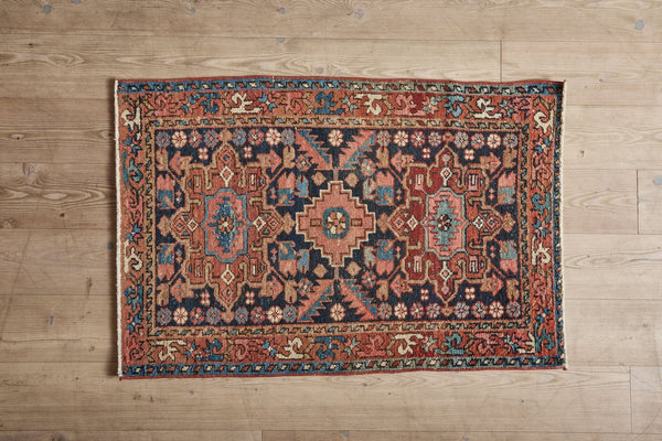 Persian Gharajeh Heriz Rug 2’9 x 4’2 (LA) - Nickey Kehoe