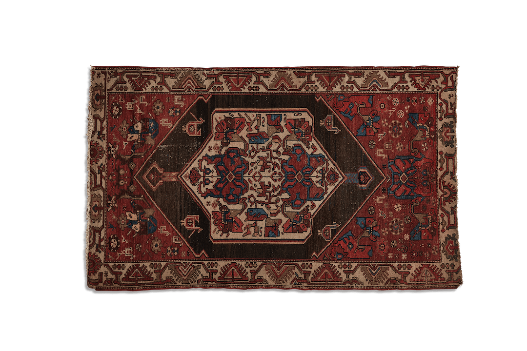 Persian Kurdish Rug 3'6 x 5'9 (LA) - Nickey Kehoe