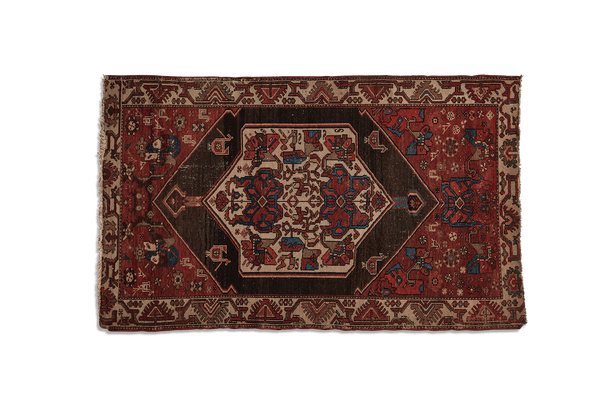 Persian Kurdish Rug 3'6 x 5'9 (LA) - Nickey Kehoe